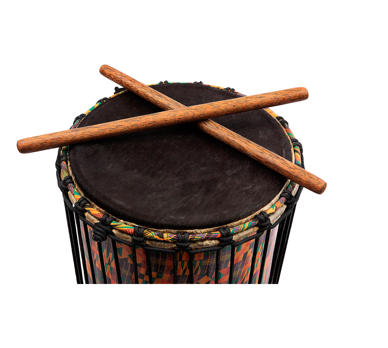 X8 Drums Kente Cloth Dundun with Sticks 10 in. X8 Drums Kente Cloth Dundun with Sticks 10 in. X8 Drums Kente Cloth Dundun with Sticks 10 in. X8 Drums Kente Cloth Dundun with Sticks 10 in