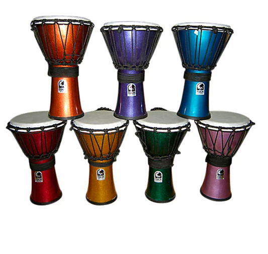 Toca Freestyle Colorsound Djembe Set of 7 7 in. Toca Freestyle Colorsound Djembe Set of 7 7 in.