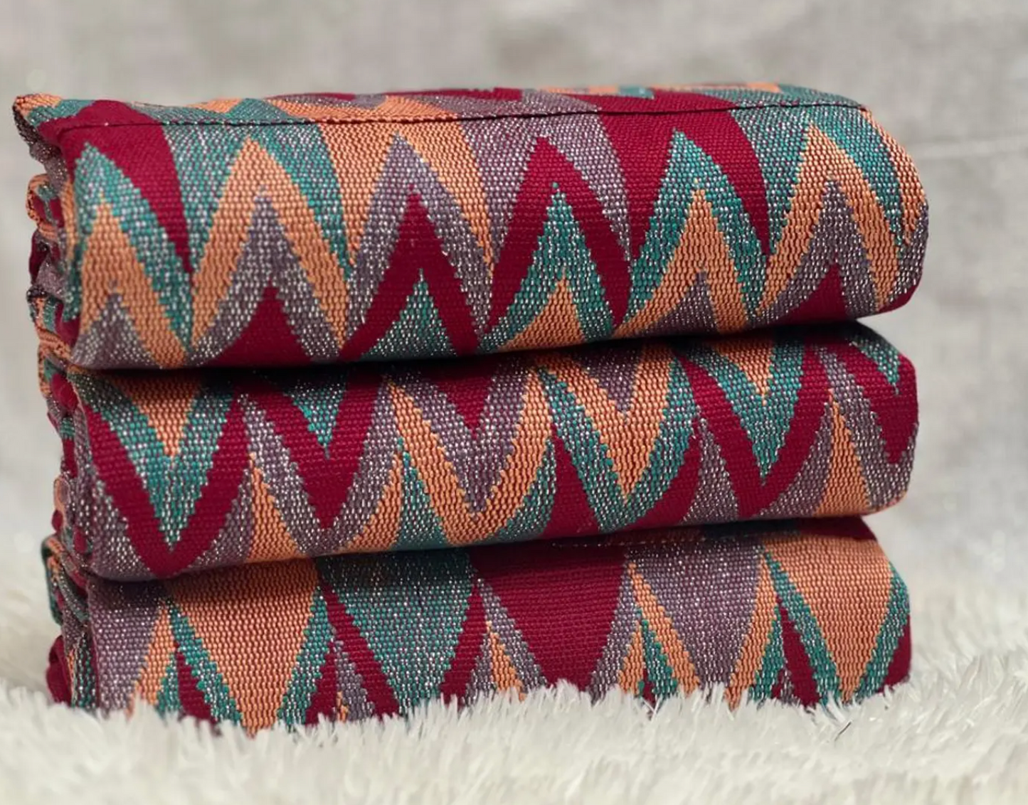 Authentic Kente 6 yards Genuine Ghana handwoven Kente fabric and Kente Cloth African fabric African Bonwire Ghana Kente Traditional