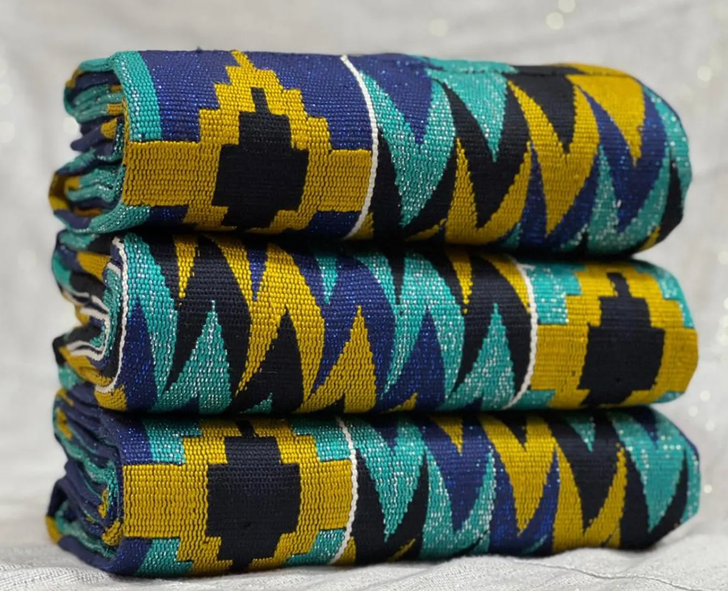Authentic Kente 6 yards Genuine Ghana handwoven Kente fabric and Kente Cloth African fabric African Bonwire Ghana Kente Traditional