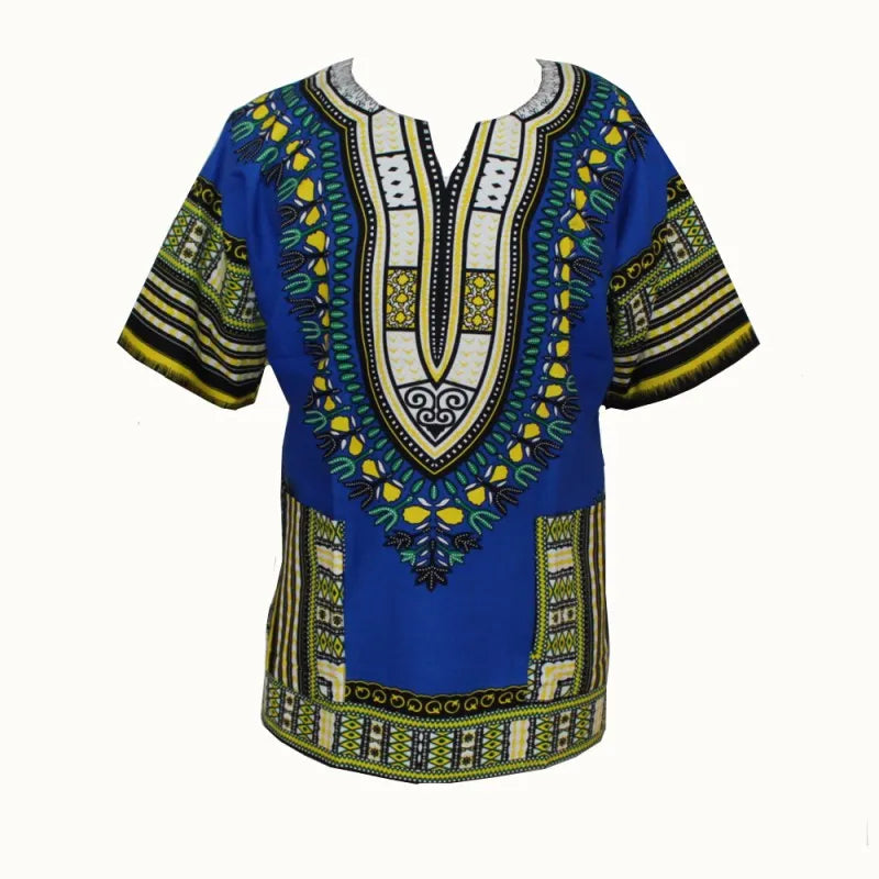 2022 XXXL African Fashion Dashiki Design Floral Dress African Traditional Print Dashiki Dress for Men and Women