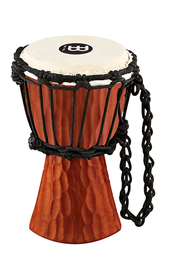 MEINL Mini Nile Series Djembe Natural Mahogany