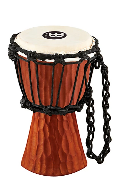 MEINL Mini Nile Series Djembe Natural Mahogany
