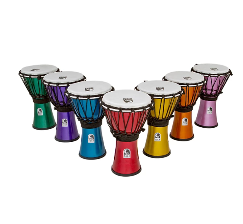 Toca Freestyle Colorsound Djembe Set of 7 7 in. Toca Freestyle Colorsound Djembe Set of 7 7 in.