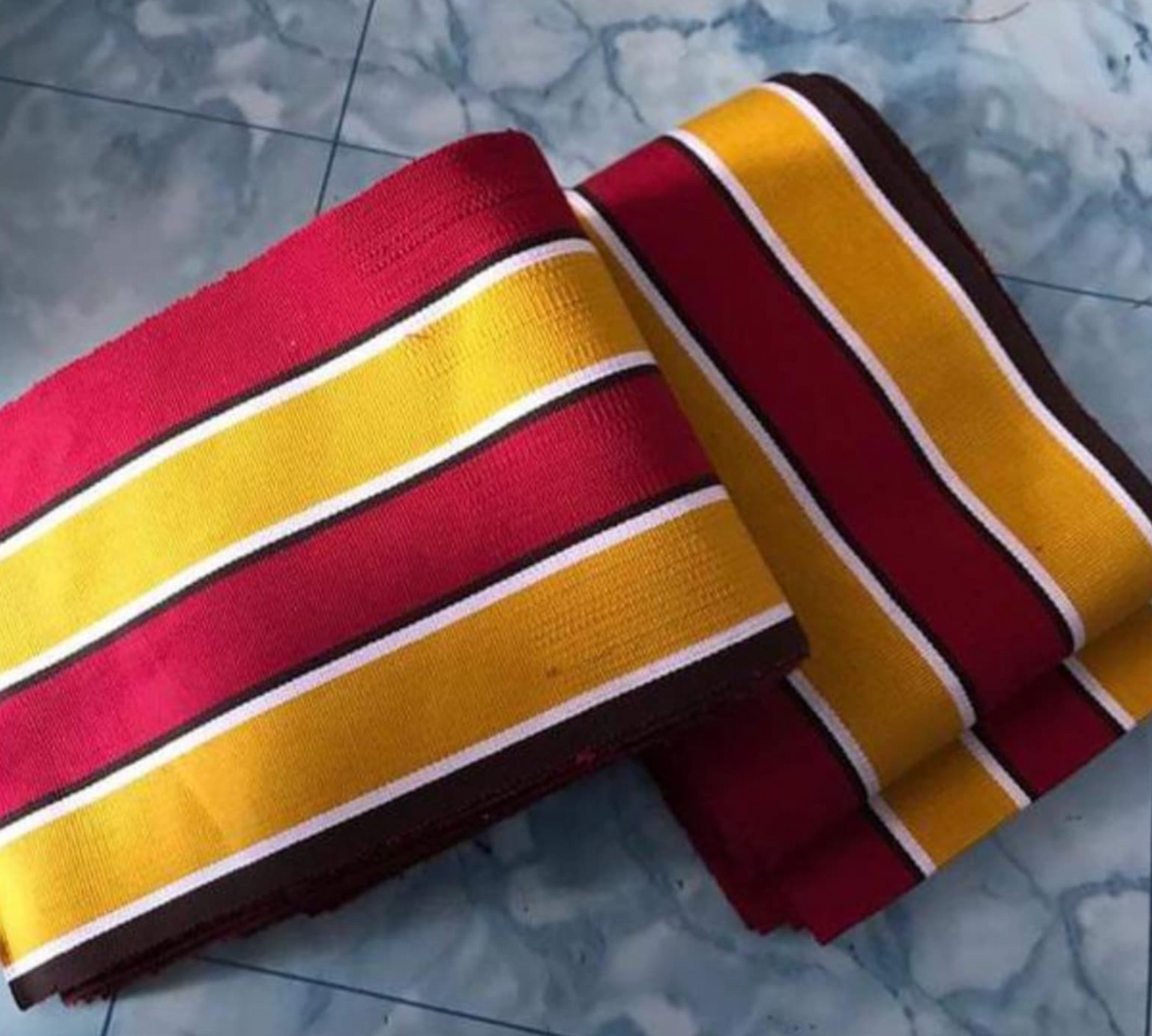 Women Handwoven Kente Fabric, Authentic